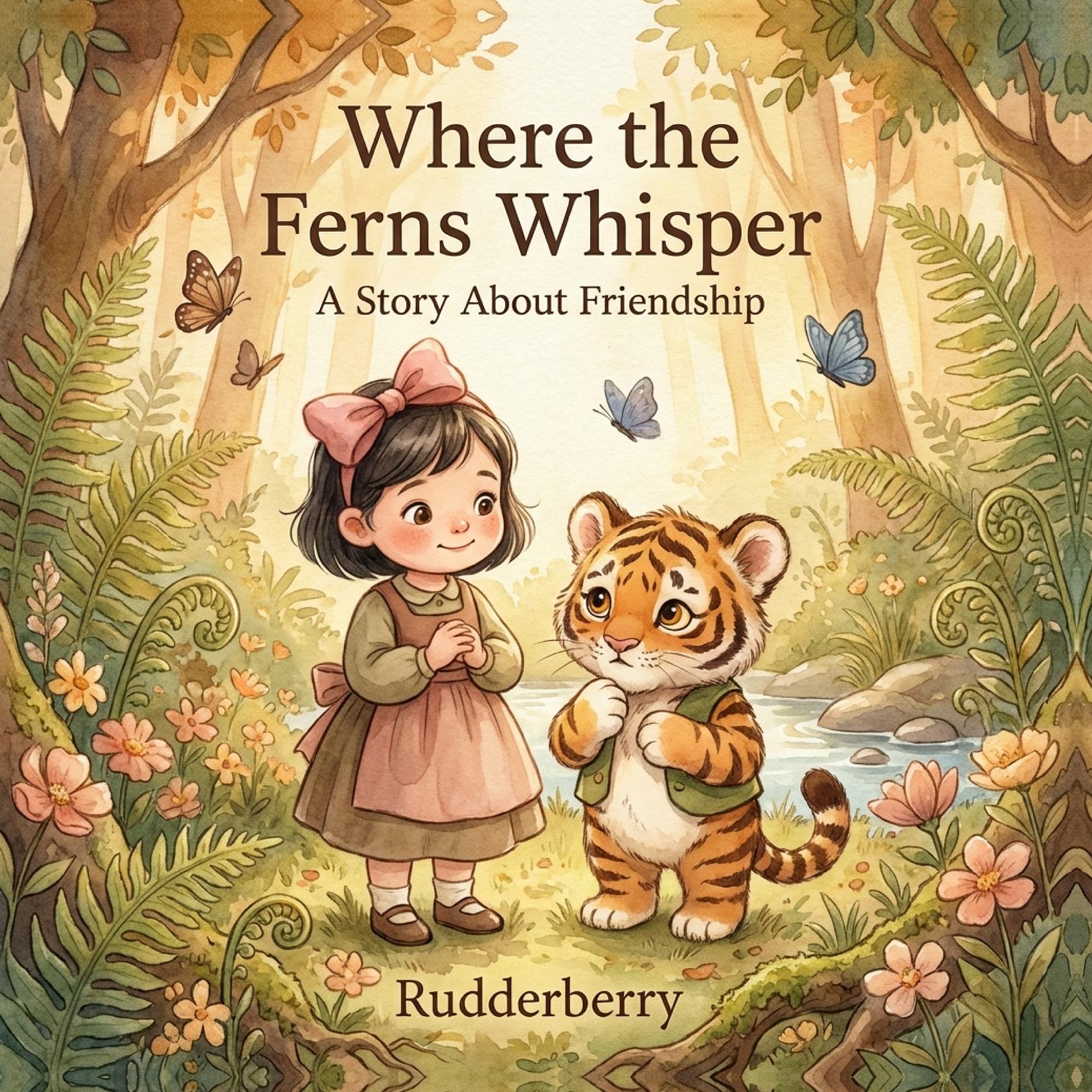 Where The Ferns Whisper - personalized storybook cover