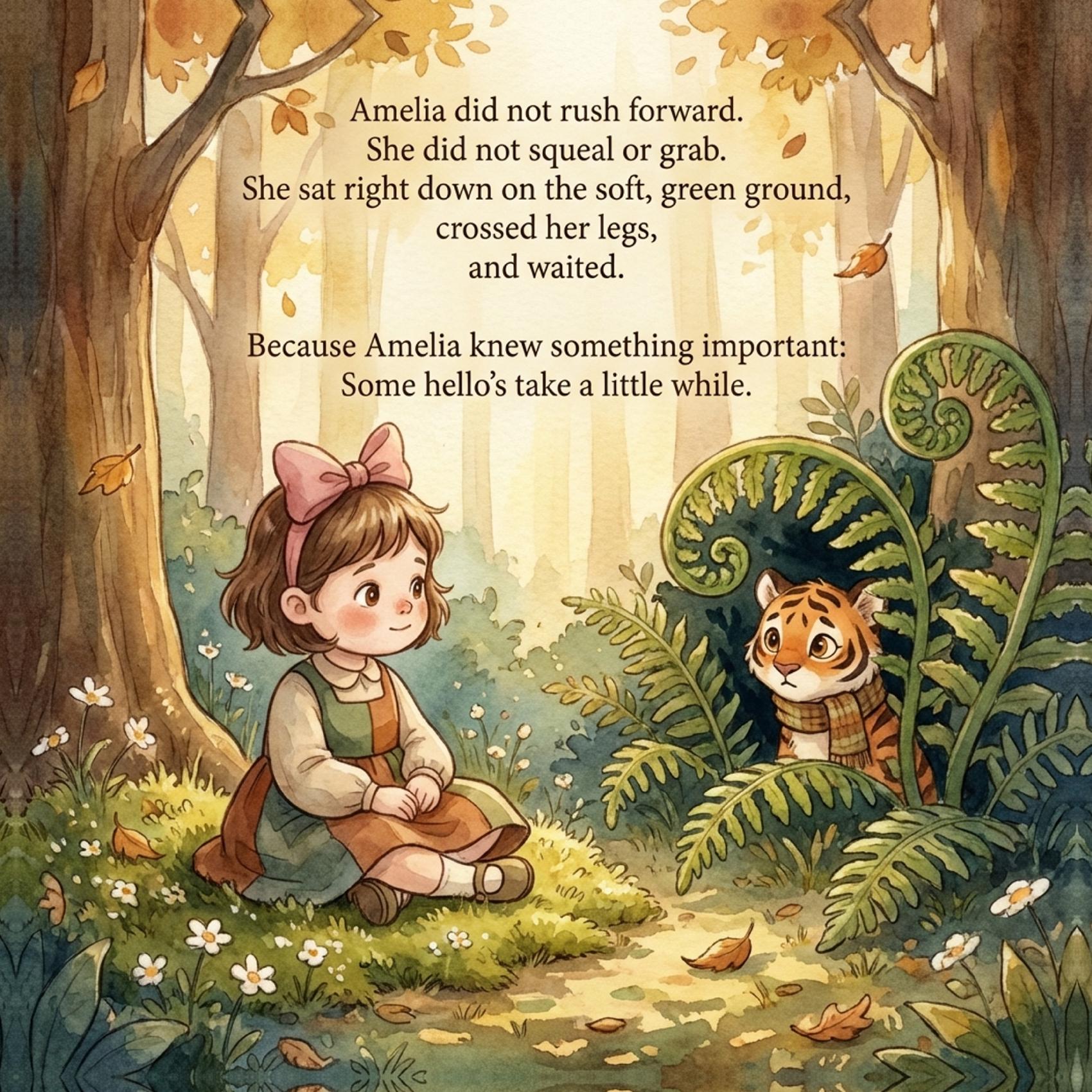 Interior page from Where The Ferns Whisper